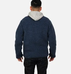 COLDBREAKER Zip Up Vee Cardigan Darkblue< Sweats & Polaires