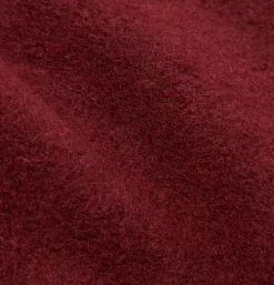 UNIVERSAL WORKS Zip Waistcoat Wool Deep Red< Vestes